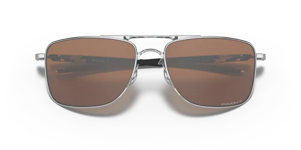 Oakley Okulary przeciwsłoneczne GAUGE 8 Polished Chrome/Prizm Tungsten Polarized OO4124-09