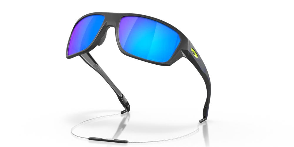 Oakley Okulary przeciwsłoneczne Split Shot High Resolution Collection Matte Black, Prizm Sapphire Polarized OO9416-33