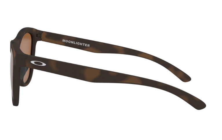 Oakley Okulary przeciwsłoneczne MOONLIGHTER Matte Tortoise/Prizm Tungsten Polarized OO9320-17