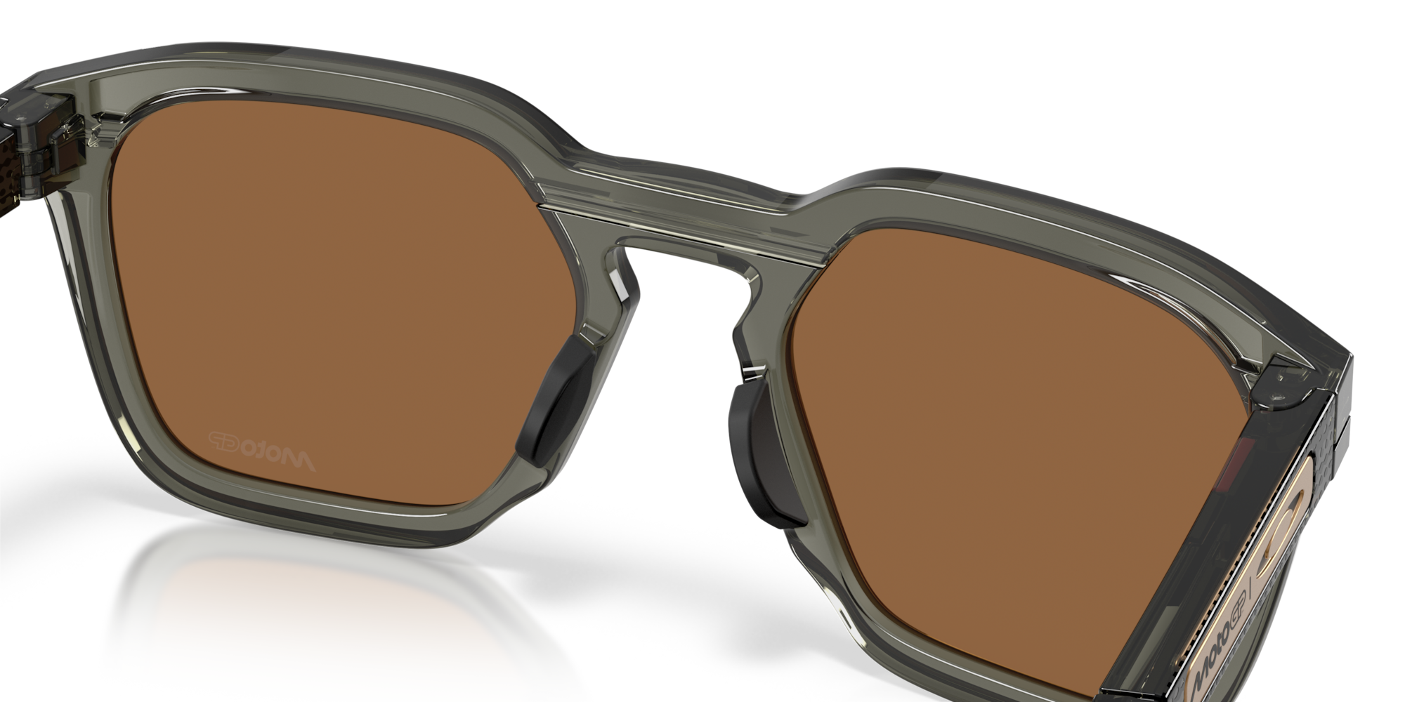 Oakley Okulary przeciwsłoneczne HSTN SQ MotoGP™ Collection Grey Smoke / Prizm Bronze OO9533-08