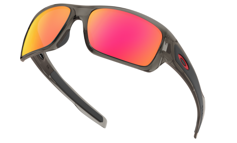 Oakley Okulary przeciwsłoneczne Dziecięce TURBINE XS Gray Smoke / Ruby Iridium OJ9003-04
