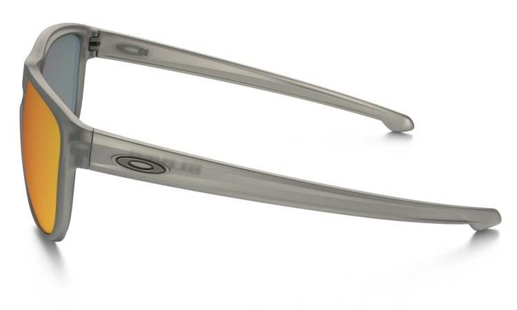 Oakley Sunglasses SLIVER R Matte Grey/Torch Iridium Polarized OO9342-03