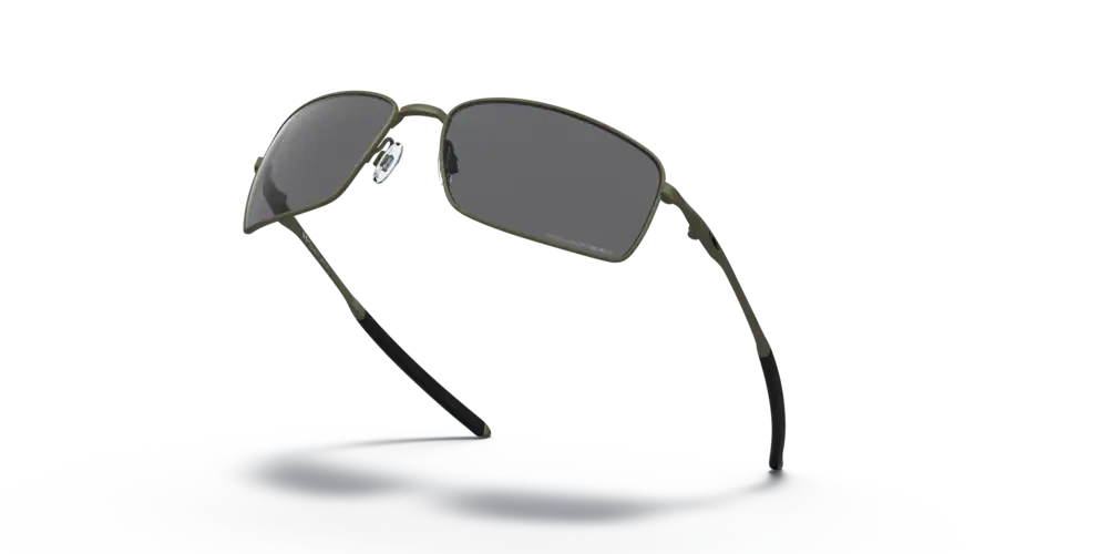 Oakley Sunglasses SQUARE WIRE Carbon/Grey Polarized OO4075-04