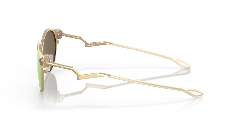 Oakley Okulary przeciwsłoneczne DEADBOLT Satin Light Gold/Prizm Rose Gold OO6046-06