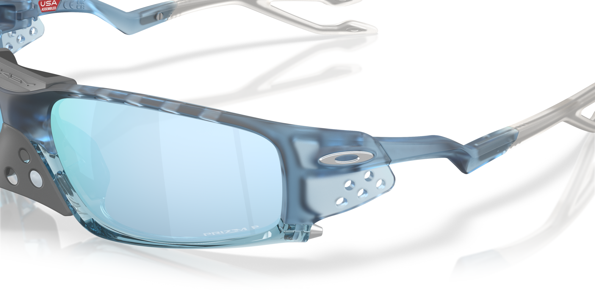 Oakley Okulary przeciwsłoneczne PLANTARIS SQ Matte Trans Stonewash / Prizm Deep Water Polarized OO9529-08