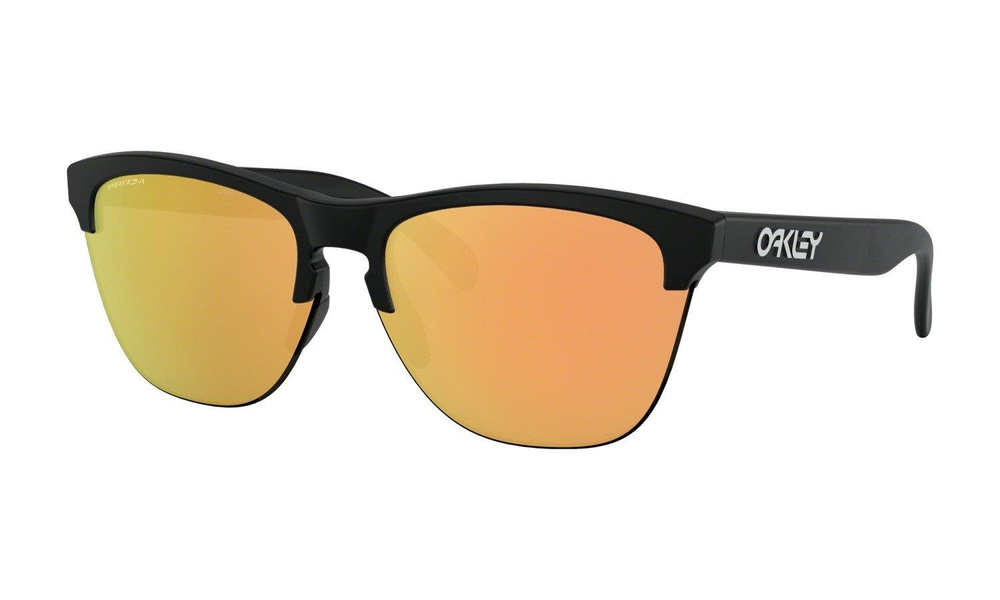 Oakley Sunglasses FROGSKINS LITE Matte Black/Prizm Rose Gold OO9374-26