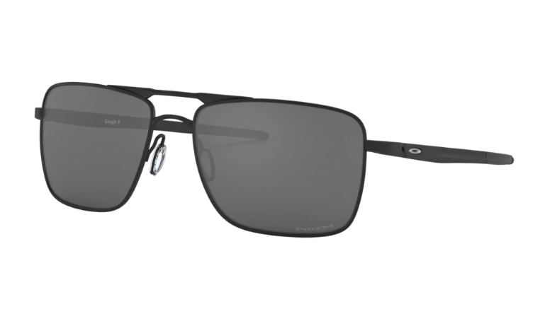 Oakley Okulary przeciwsłoneczne GAUGE 6 Powder Coal/Prizm Black OO6038-01