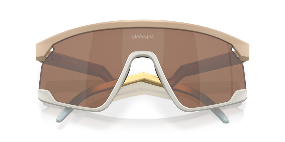 Oakley Okulary przeciwsłoneczne BXTR Patrick Mahomes II Collection Matte Terrain Tan/Prizm Tungsten OO9280-08