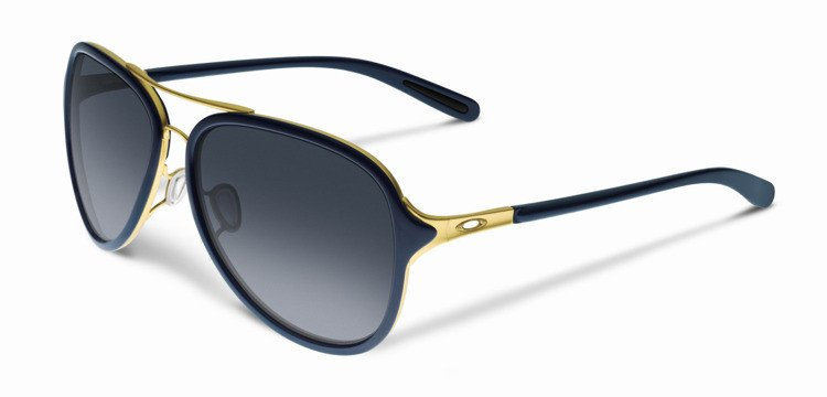 Oakley Sunglasses KICKBACK Gold Navy/Black Grey Gradient OO4102-03