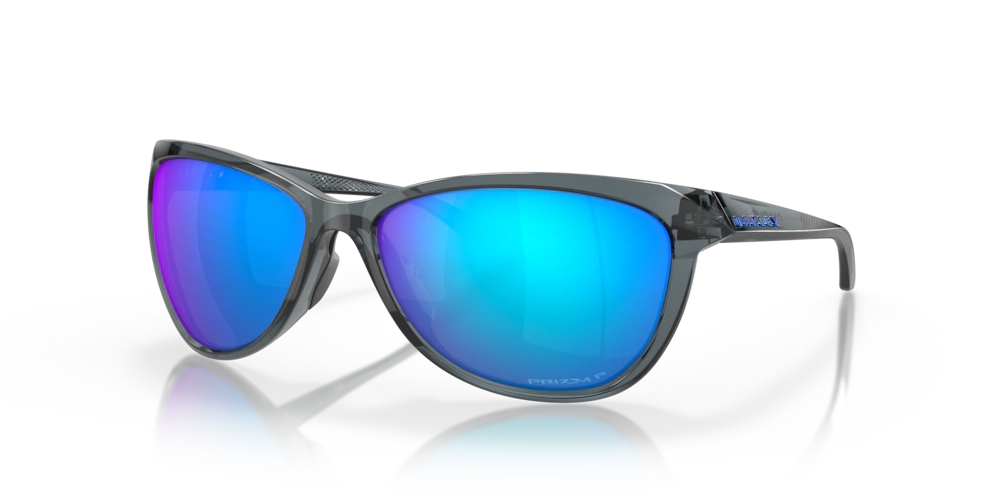 Oakley Okulary przeciwsłoneczne PASQUE Crystal Black, Prizm Sapphire Polarized OO9222-02