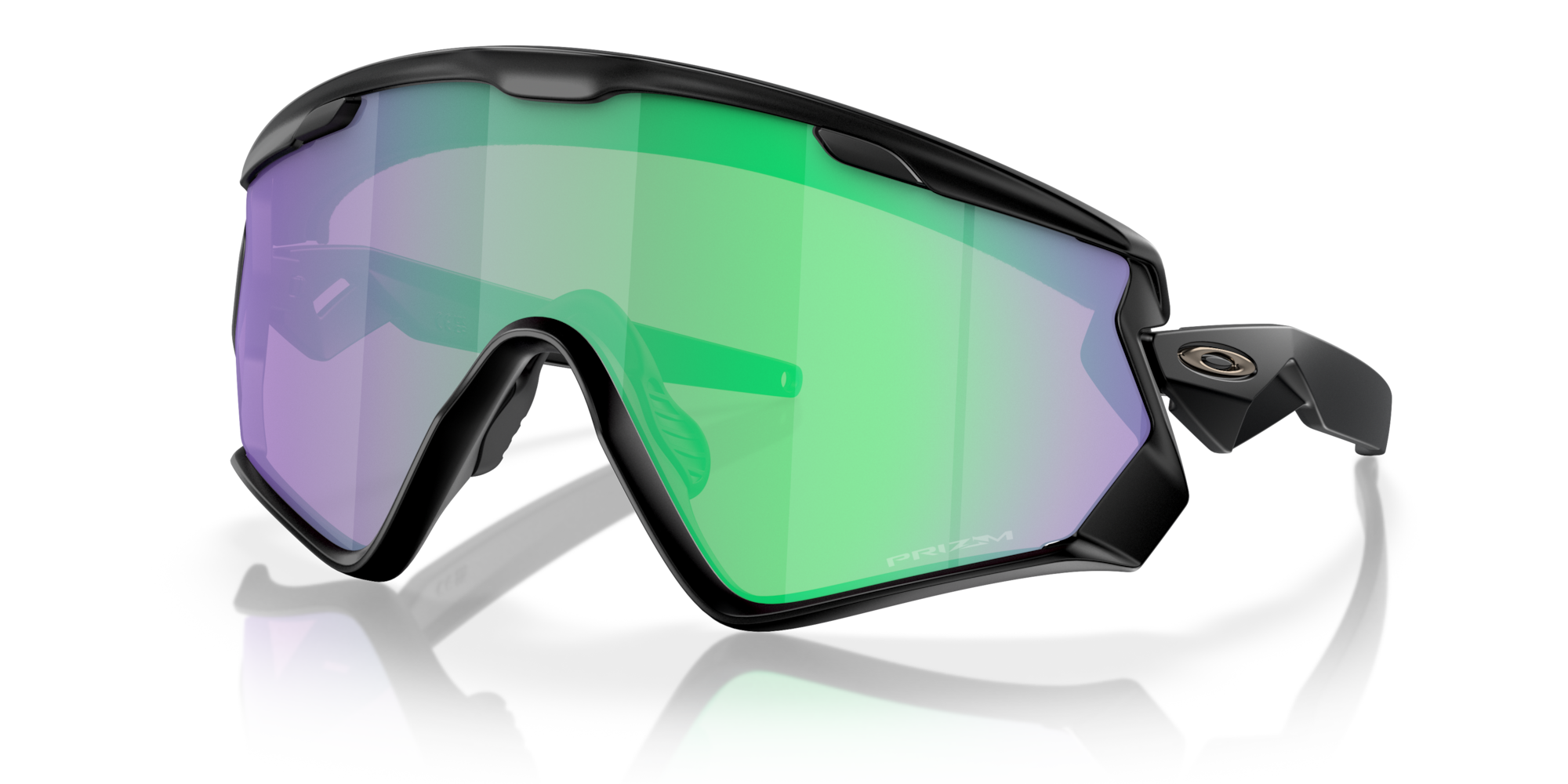 Oakley Okulary przeciwsłoneczne Wind Jacket 2.0 Matte Black/Prizm Road Jade OO9418-28