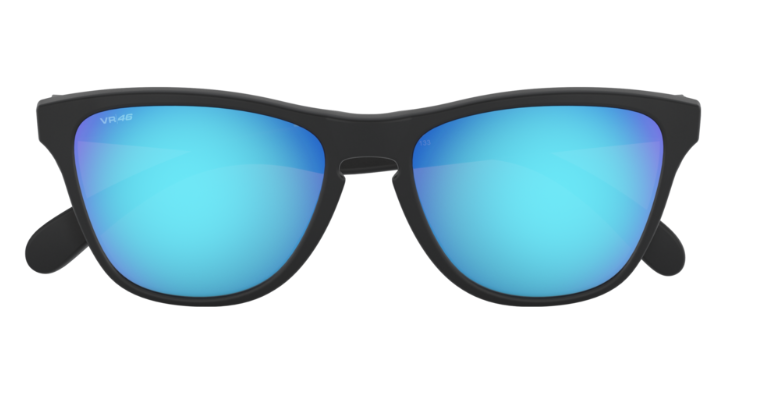 Oakley Sunglasses Dziecięce FROGSKINS XS Polished Black/Prizm Sapphire OJ9006-13