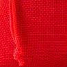 Jute gift bag (red)