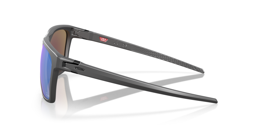 Oakley Okulary przeciwsłoneczne LEFFINGWELL Matte dark grey/Prizm sapphire OO9100-16