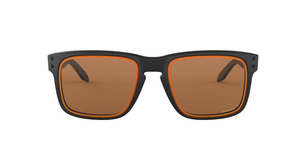 Oakley Okulary przeciwsłoneczne HOLBROOK Matte Black/Prizm Bronze Ruby Alt Iridium OO9102-G8