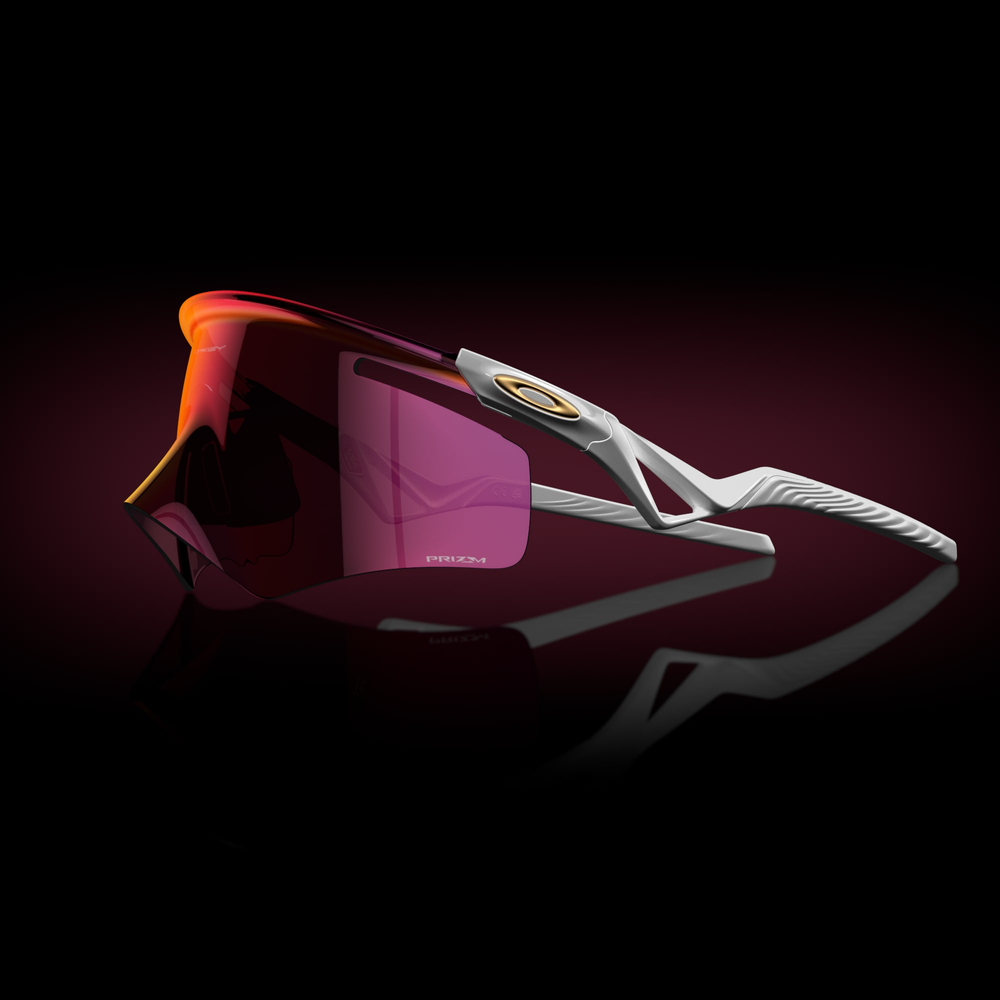 Oakley Okulary przeciwsłoneczne White / Prizm Road QNTM KATO OO9481D-03