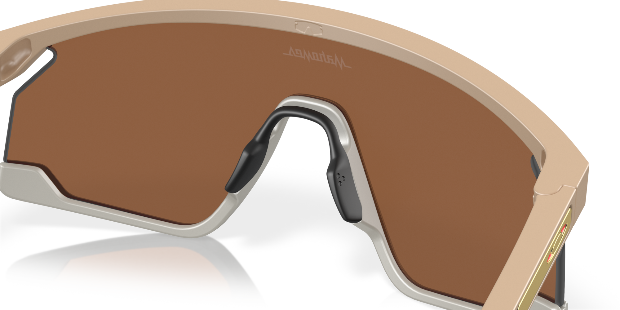 Oakley Okulary przeciwsłoneczne BXTR Patrick Mahomes II Collection Matte Terrain Tan/Prizm Tungsten OO9280-08