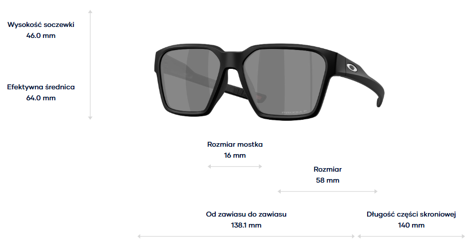 Oakley Okulary przeciwsłoneczne Briza Matte Black / Prizm Black Polarized OO9497-02