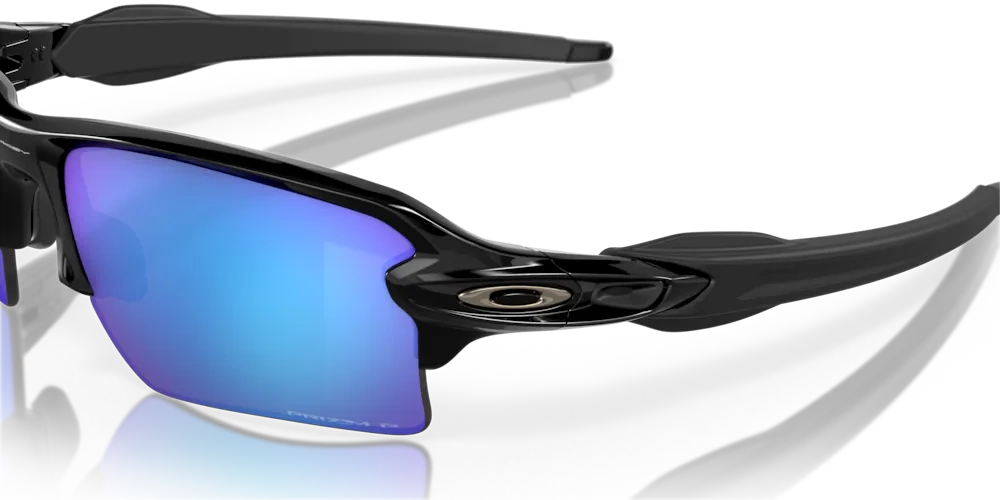 Oakley Sunglasses FLAK 2.0 XL Polished Black/Prizm Sapphire Iridium Polarized OO9188-F7