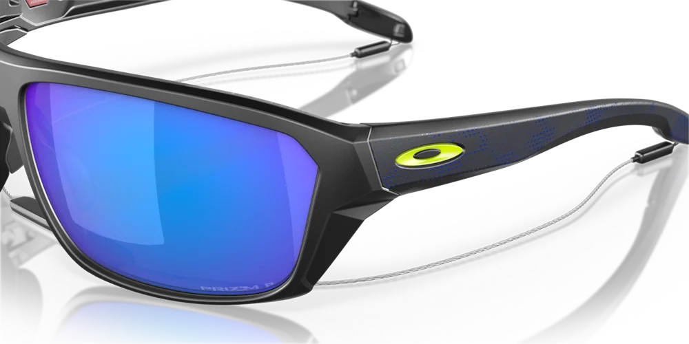 Oakley Okulary przeciwsłoneczne Split Shot High Resolution Collection Matte Black, Prizm Sapphire Polarized OO9416-33