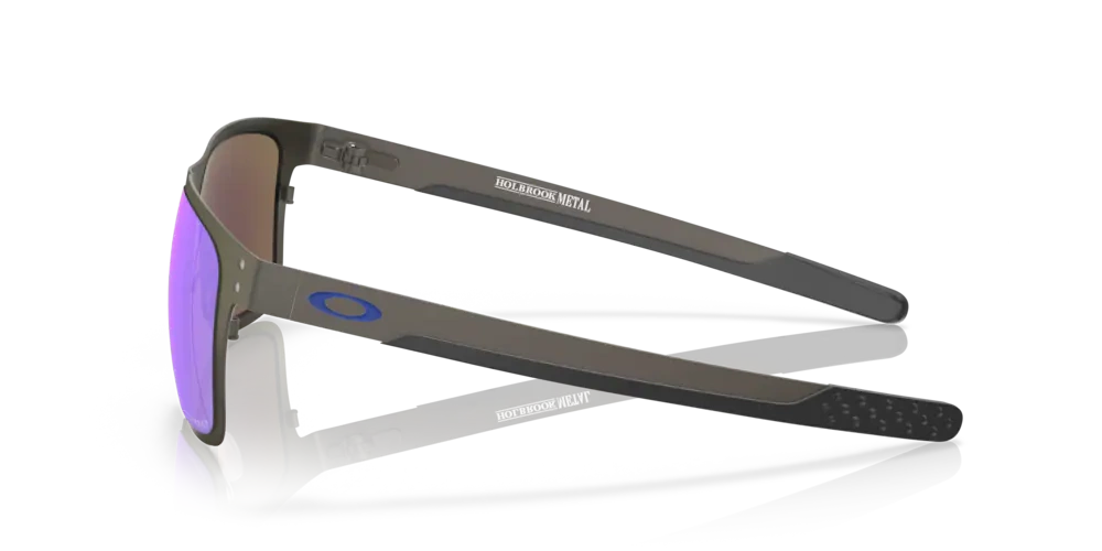 Oakley Sunglasses HOLBROOK™ METAL Matte Gunmetal / Prizm Sapphire Polarized OO4123-07