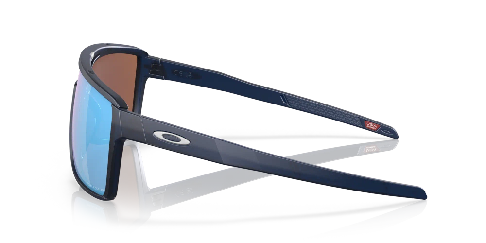 Oakley Sunglasses Castel Matte Translucent Blue, Prizm Deep Water Polarized OO9147-06