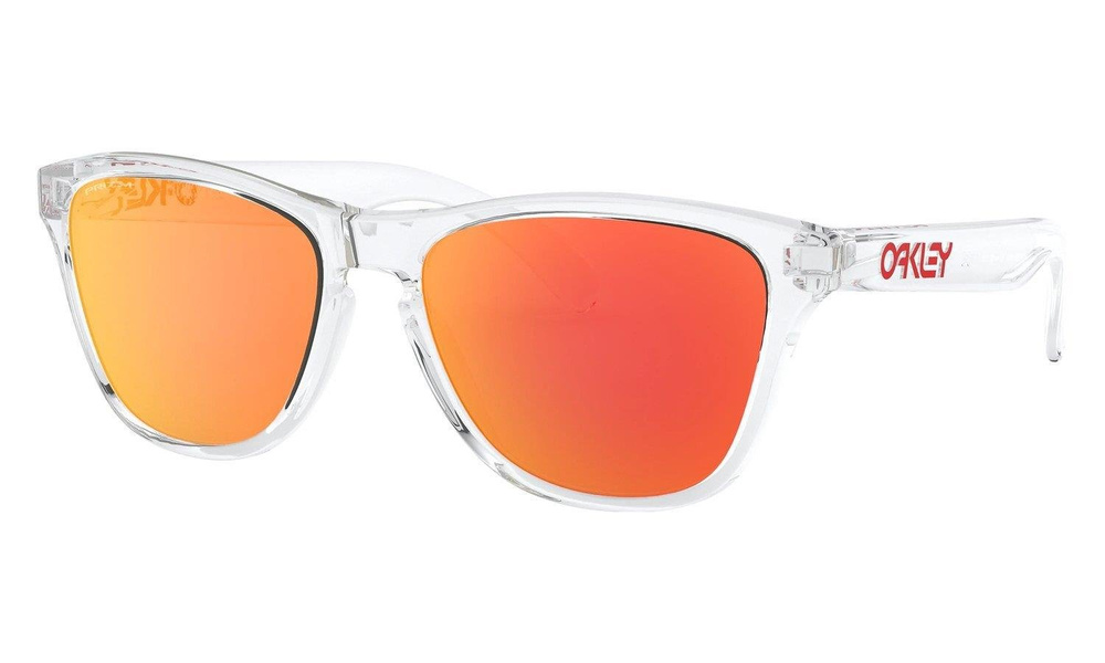 Oakley Okulary przeciwsłoneczne FROGSKINS XS Polished Clear/Prizm Ruby OJ9006-19
