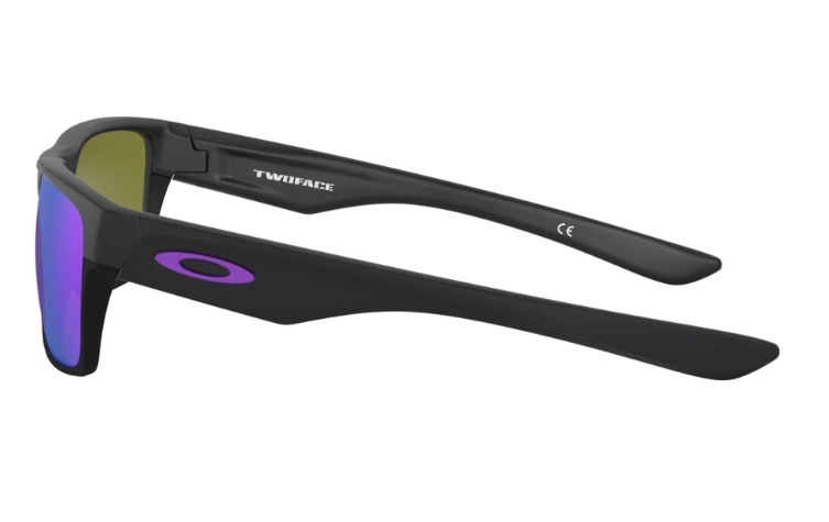 Oakley Okulary Przeciwsłoneczne TWOFACE Matte Black/Violet Iridium OO9189-08