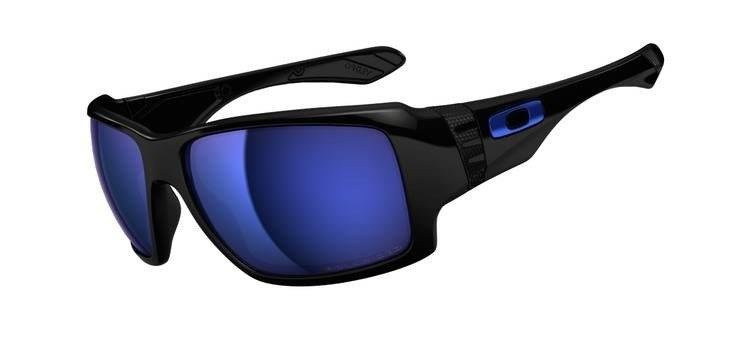 Oakley Sunglasses BIG TACO Polished Black/Ice Iridium Polarized OO9173-06