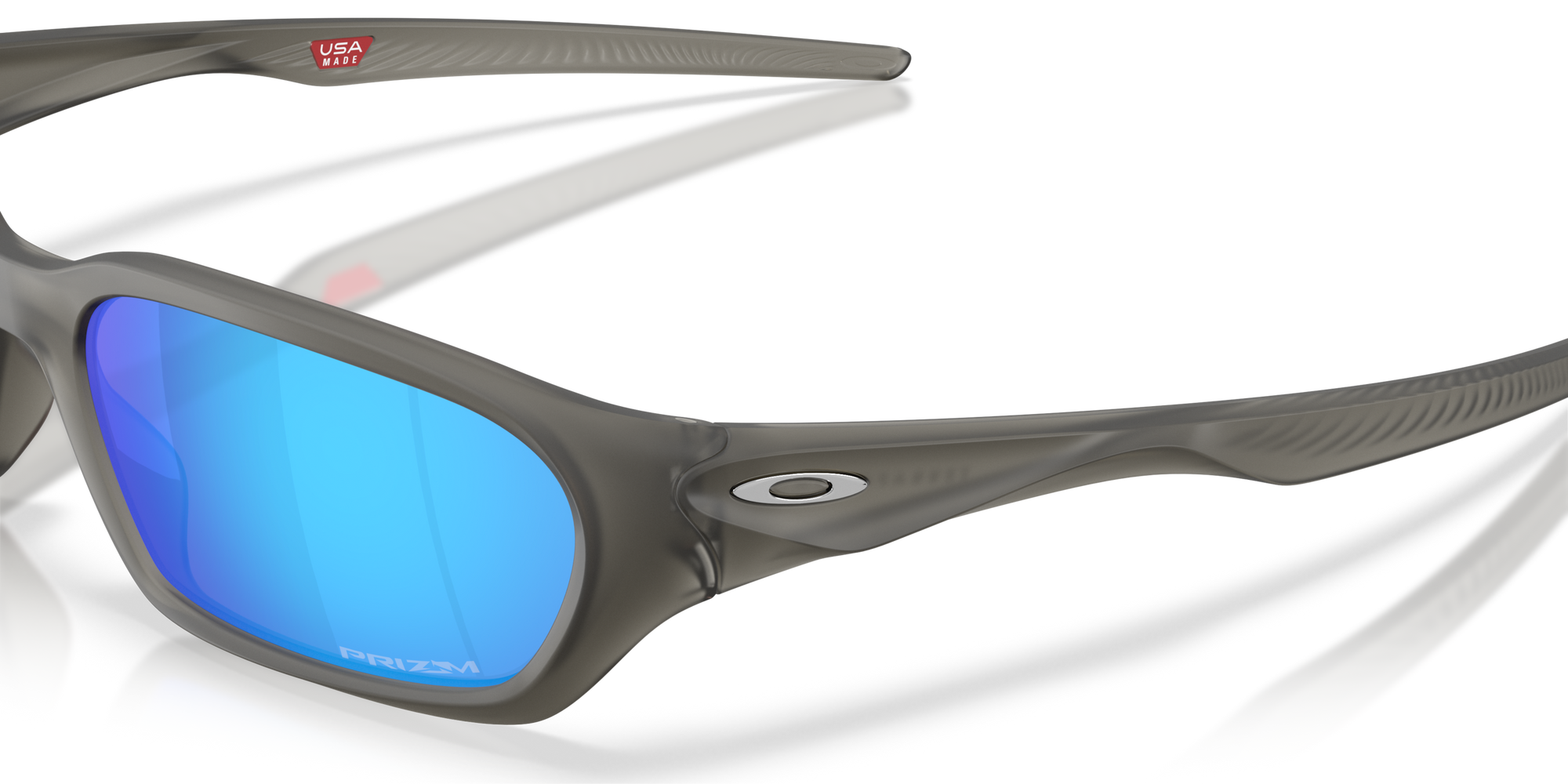 Oakley Okulary przeciwsłoneczne TERRAFORMA Matte Grey Smoke / Prizm Sapphire OO9530-02