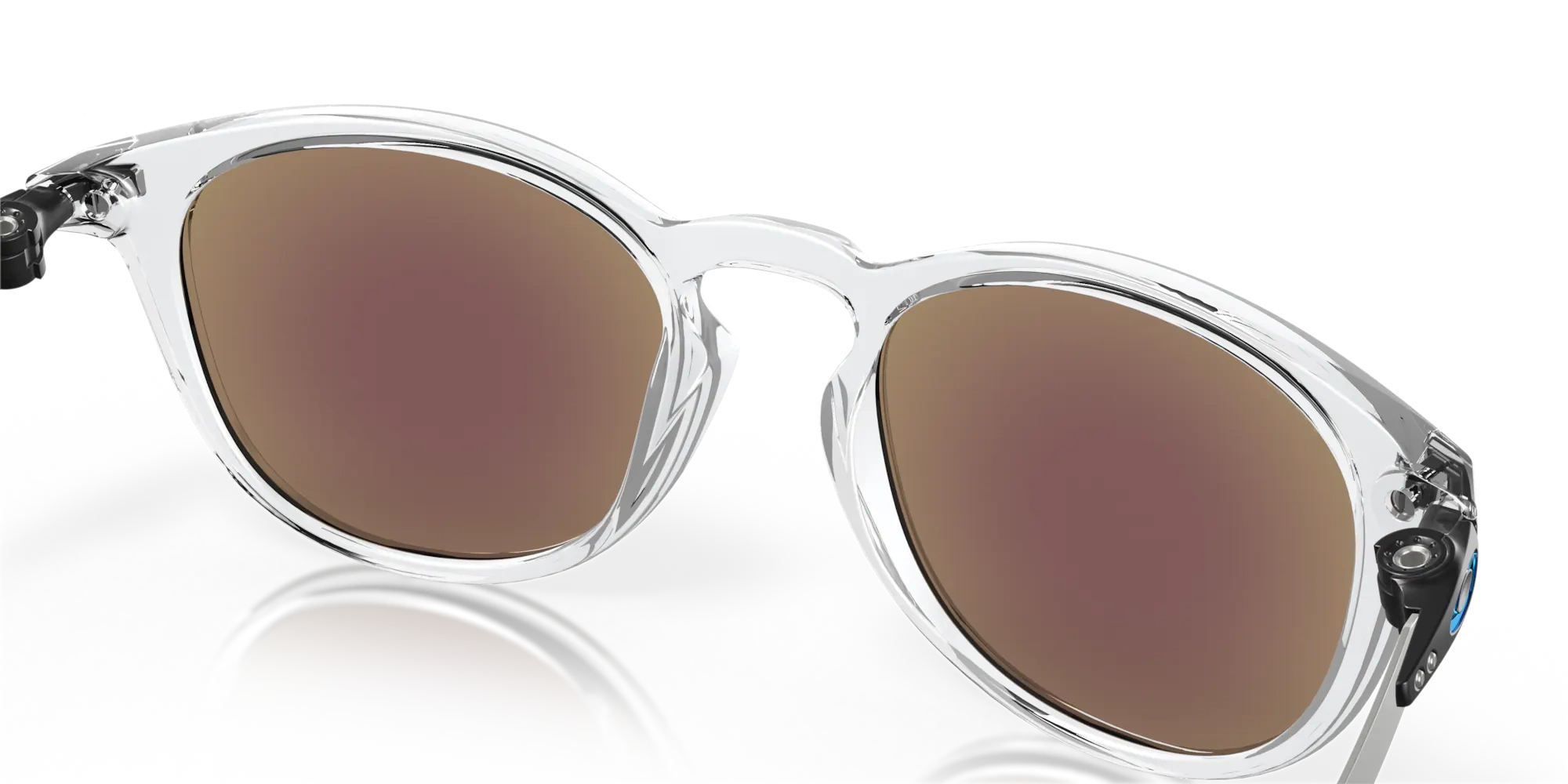 Oakley Okulary przeciwsłoneczne PITCHMAN R Polished Clear/Prizm Sapphire OO9439-04