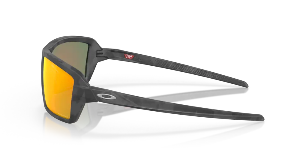 Oakley Okulary przeciwsłoneczne CABLES Black Camo, Prizm Ruby O9129-04