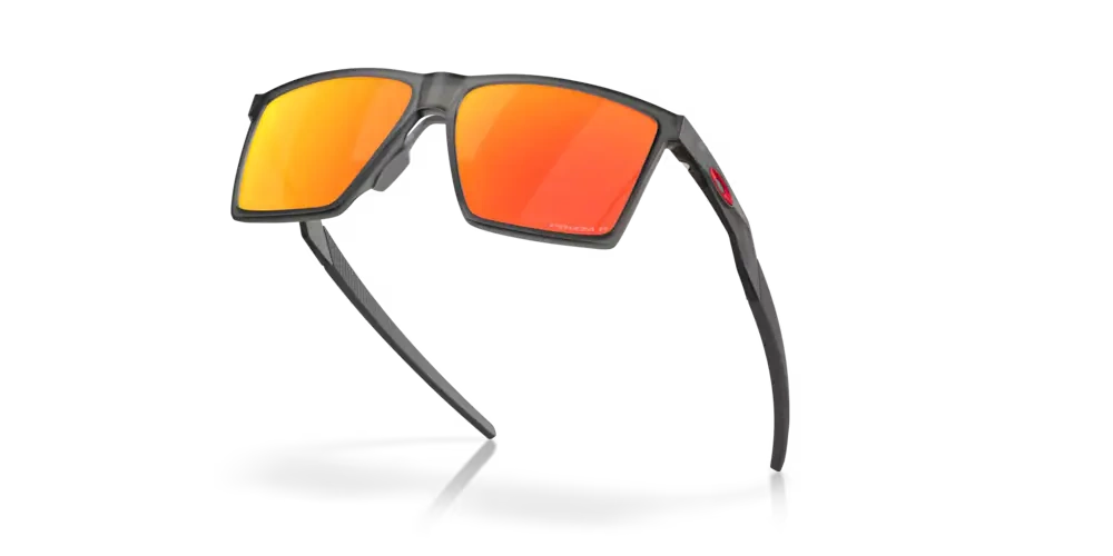 Oakley Sunglasses FUTURITY SUN Satin Grey Smoke / Prizm Ruby Polarized OO9482-04