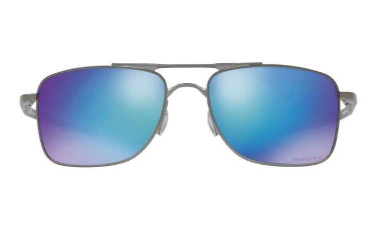 Oakley Sunglasses GAUGE 8 Matte Gunmetal/ Prizm Sapphire Polarized OO4124-06