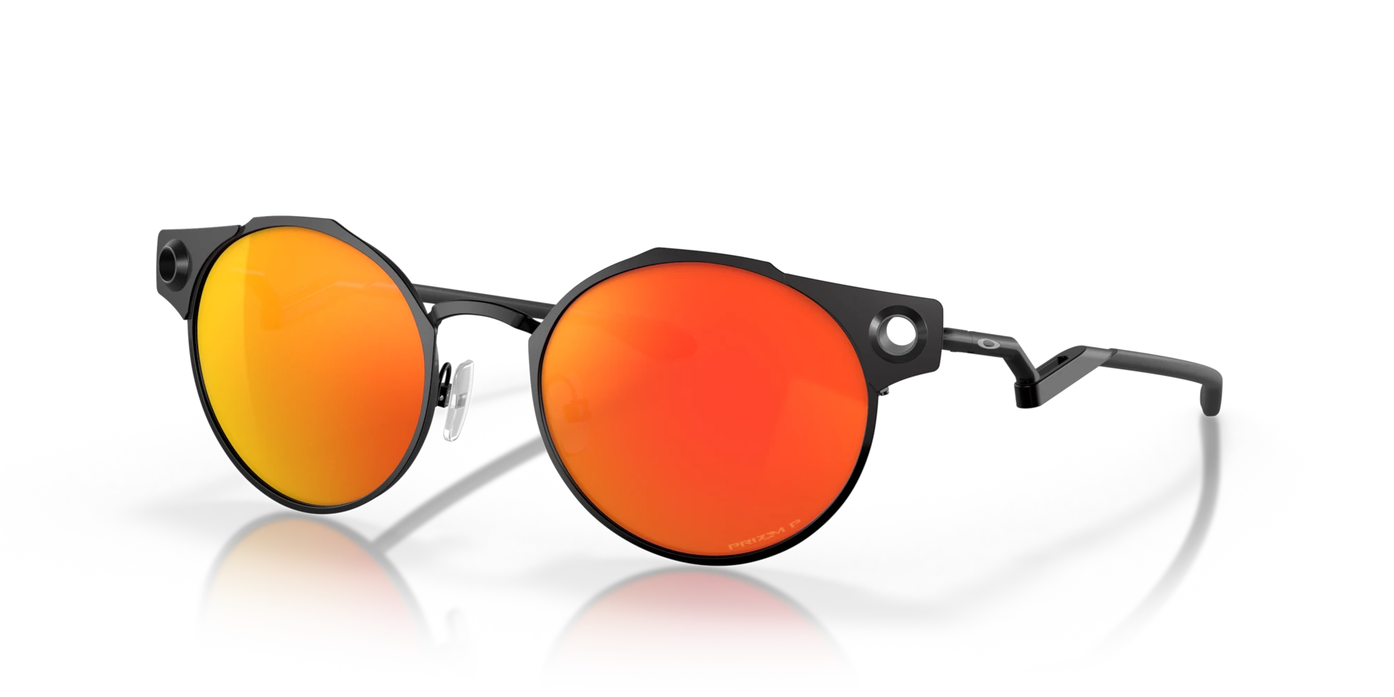 Oakley Sunglasses DEADBOLT Satin Black/Prizm Ruby Polar OO6046-07