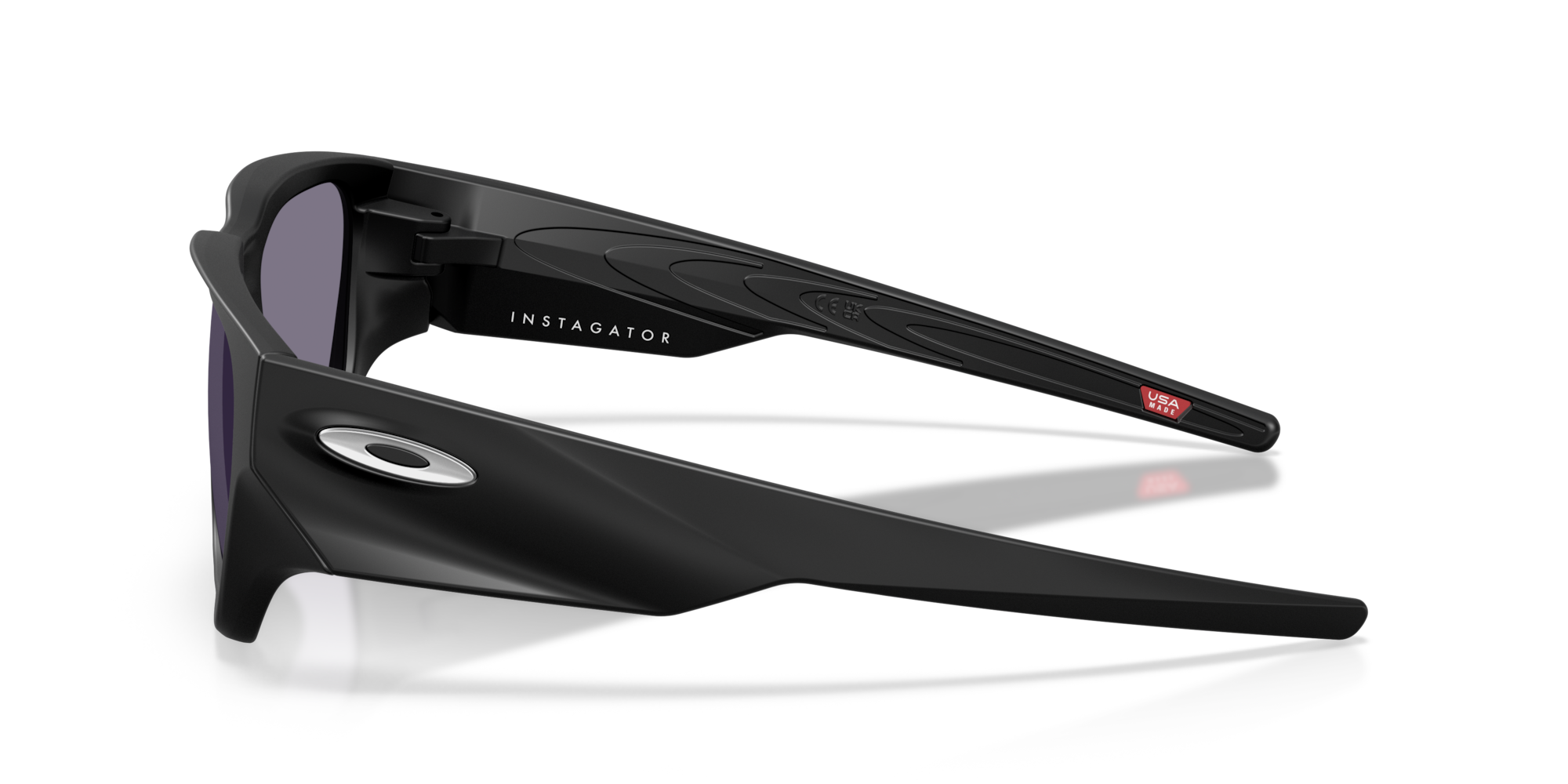 Oakley Okulary przeciwsłoneczne Instagator Matte Black / Prizm Grey OO9514-01