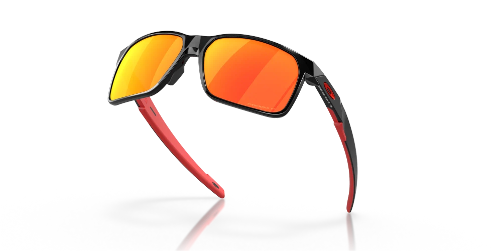 Oakley Okulary przeciwsłoneczne PORTAL X Polished Black/Prizm Ruby Polar OO9460-17