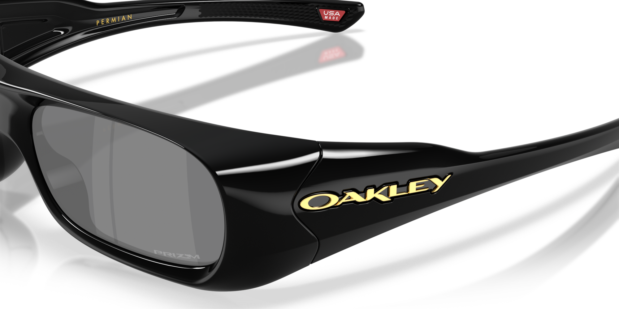 Oakley Okulary przeciwsłoneczne Permian Black / Prizm Black OO9520-01