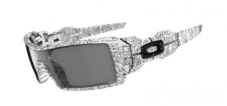 Oakley Sunglasses Oil Rig White/Text / Grey 03-461