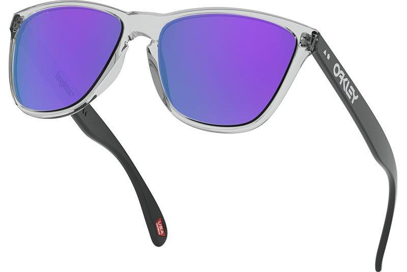 Oakley Okulary przeciwsłoneczne FROGSKINS 35TH Anniversary Polished Clear/Prizm Violet OO9444-05