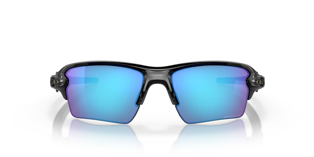 Oakley Sunglasses FLAK 2.0 XL Polished Black/Prizm Sapphire Iridium Polarized OO9188-F7