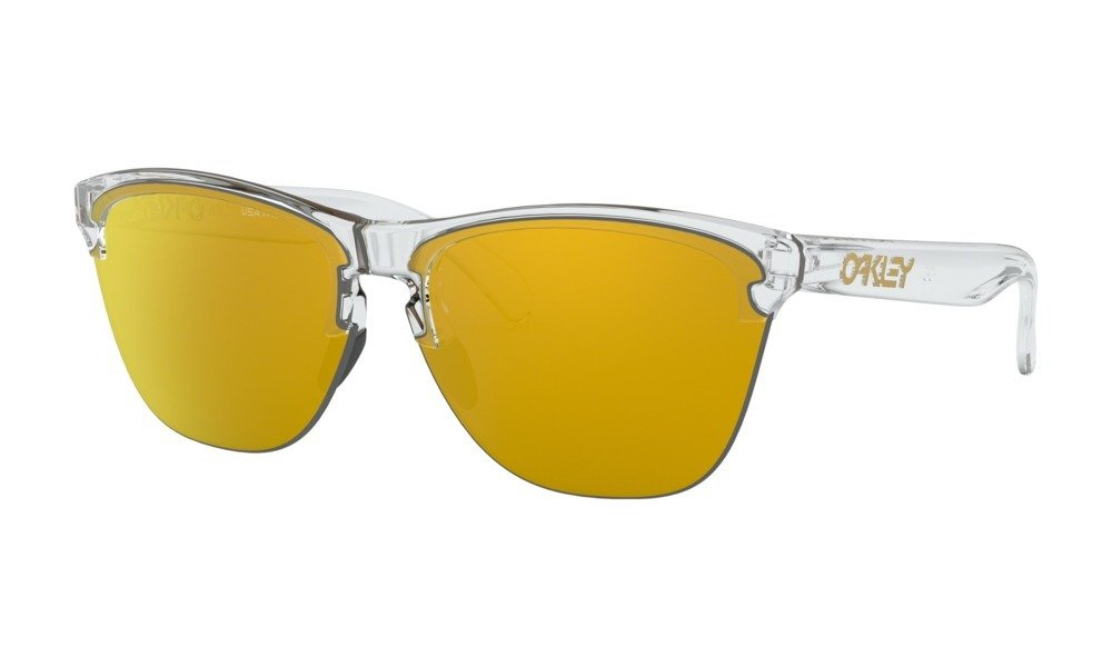 Oakley Okulary przeciwsłoneczne FROGSKINS LITE Polished Clear/24K Iridium OO9374-13