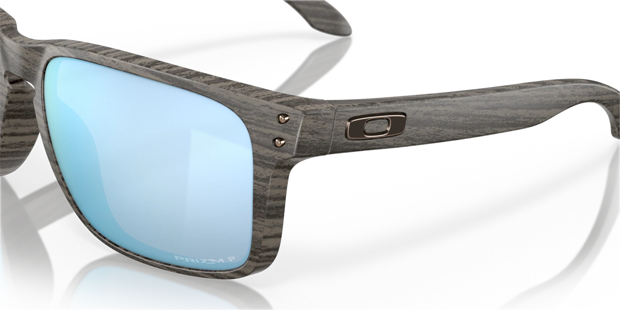 Oakley Sunglasses HOLBROOK XL Woodgrain/Prizm Deep H2O Polarized OO9417-19