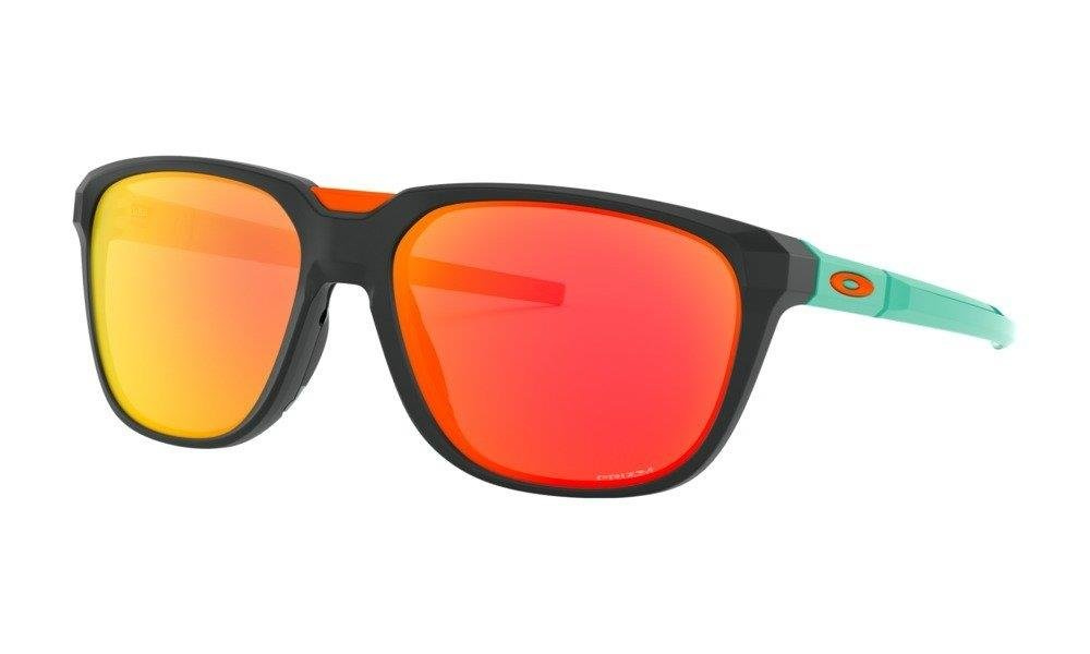 Oakley Okulary przeciwsłoneczne ANORAK Matte Black/Prizm Ruby OO9420-04