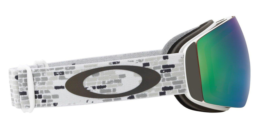 Oakley Gogle FLIGHT DECK M LV SIG Snowed In Stealth / Prizm Snow Jade Iridium OO7064-71