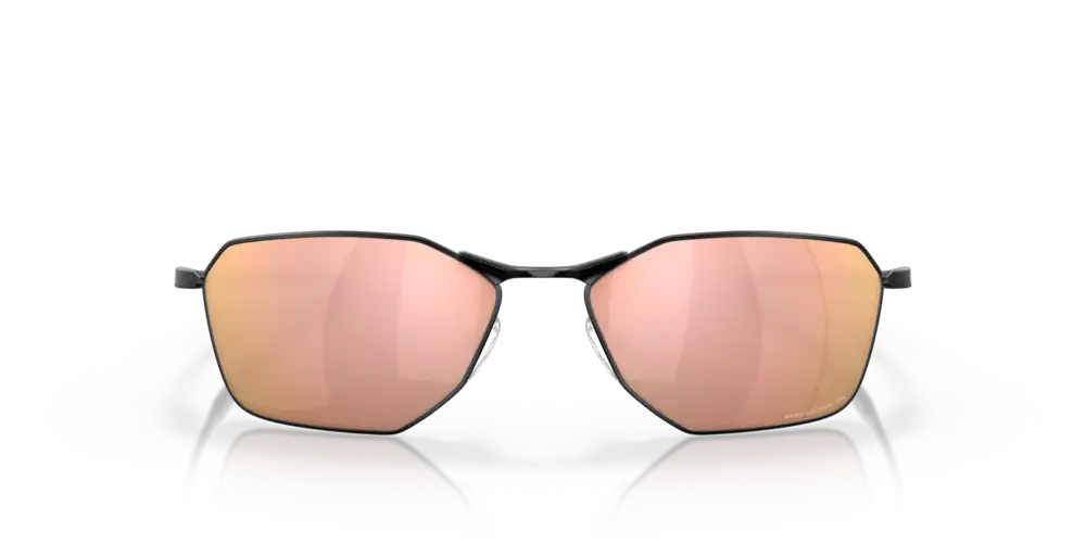 Oakley Okulary przeciwsłoneczne SAVITAR Satin Black/Prizm Rose Gold Polarized OO6047-04