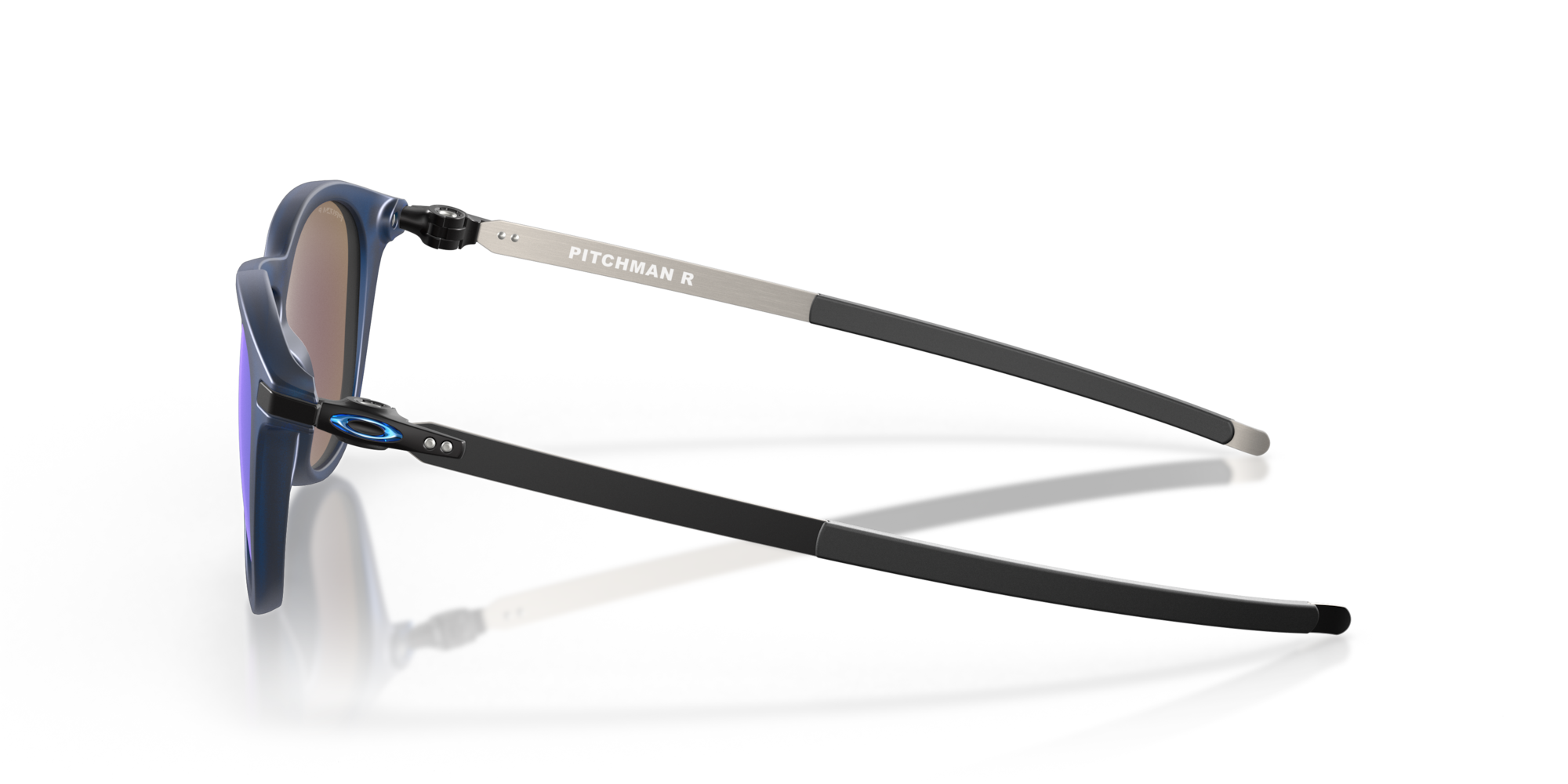Oakley Okulary przeciwsłoneczne PITCHMAN R Matte Translucent Blue/Prizm Sapphire Polarized OO9439-13