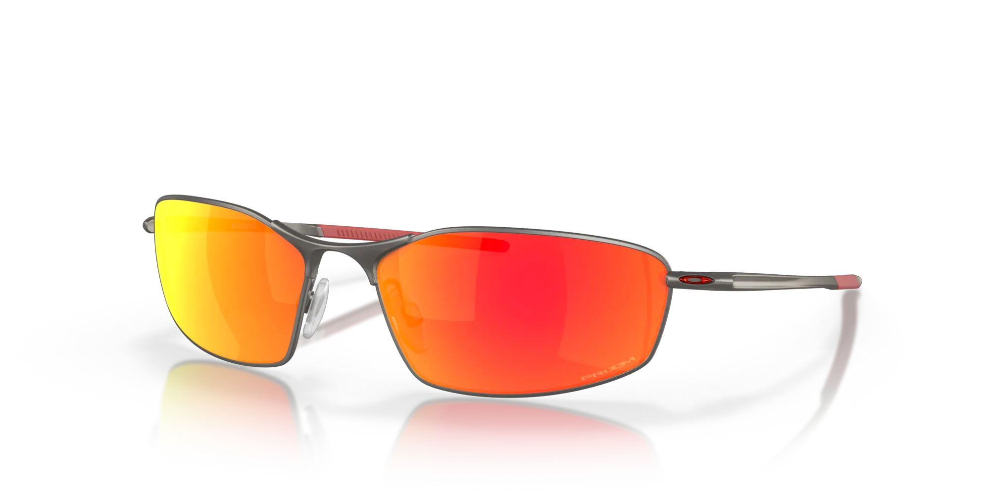 Oakley Okulary przeciwsłoneczne WHISKER Matte Gunmetal/Prizm Ruby OO4141-02