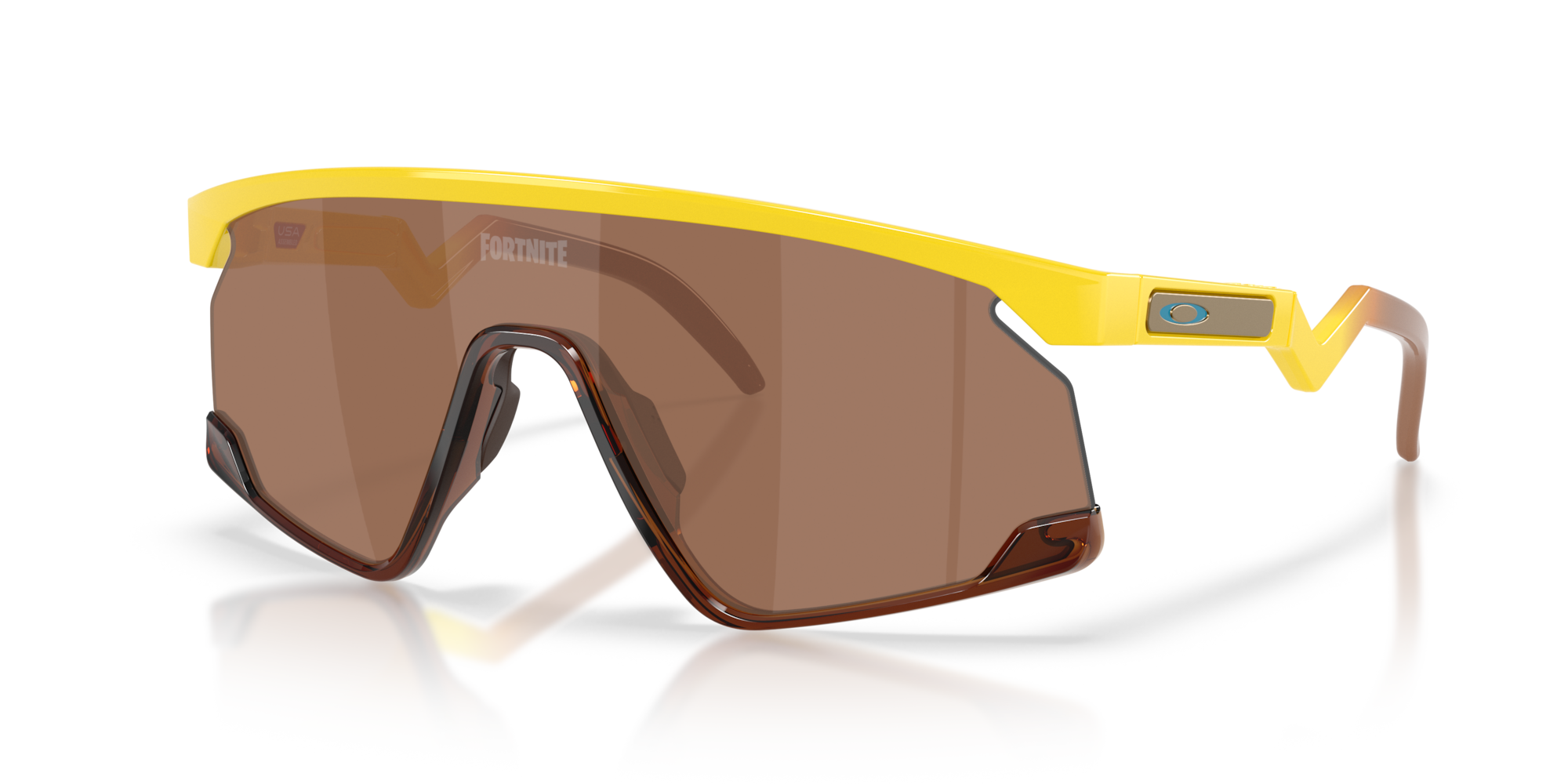 Oakley Okulary przeciwsłoneczne BXTR Yellow / Prizm Tungsten OO9280-21