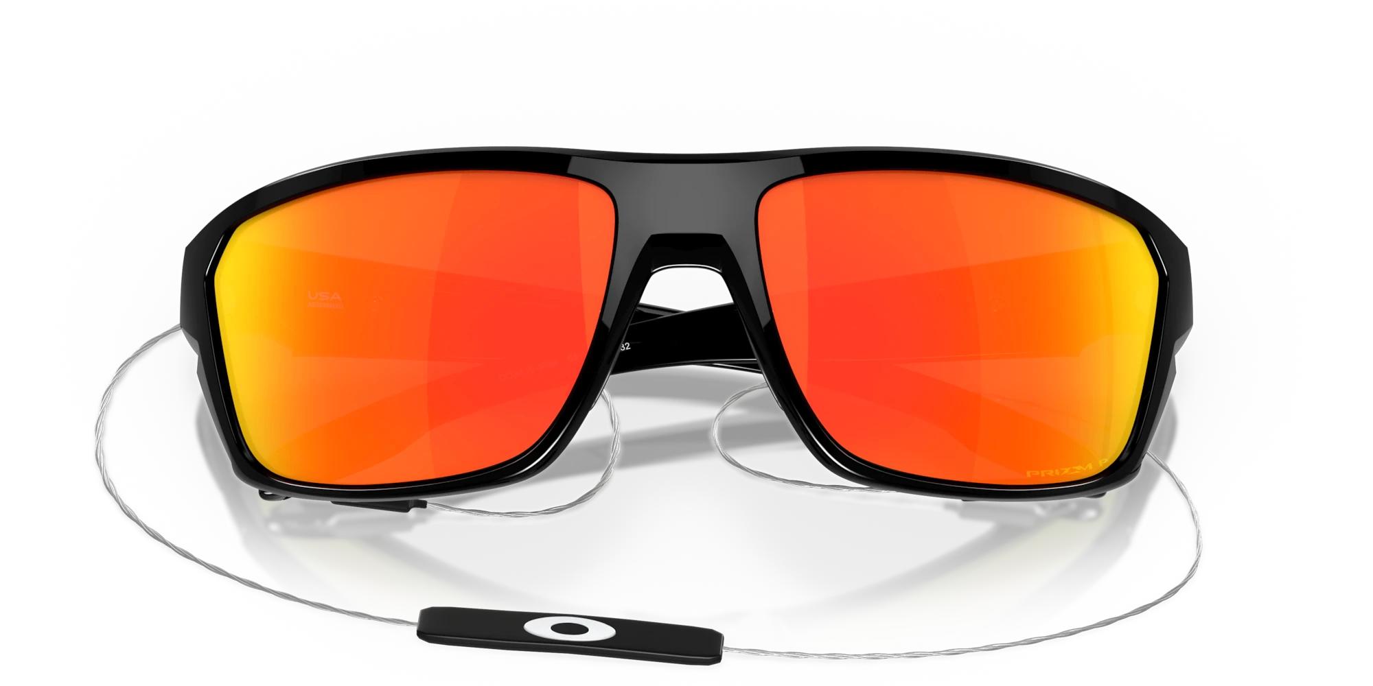 Oakley Sunglasses SPLIT SHOT Polished Black/Prizm Ruby Polarized OO9416-25